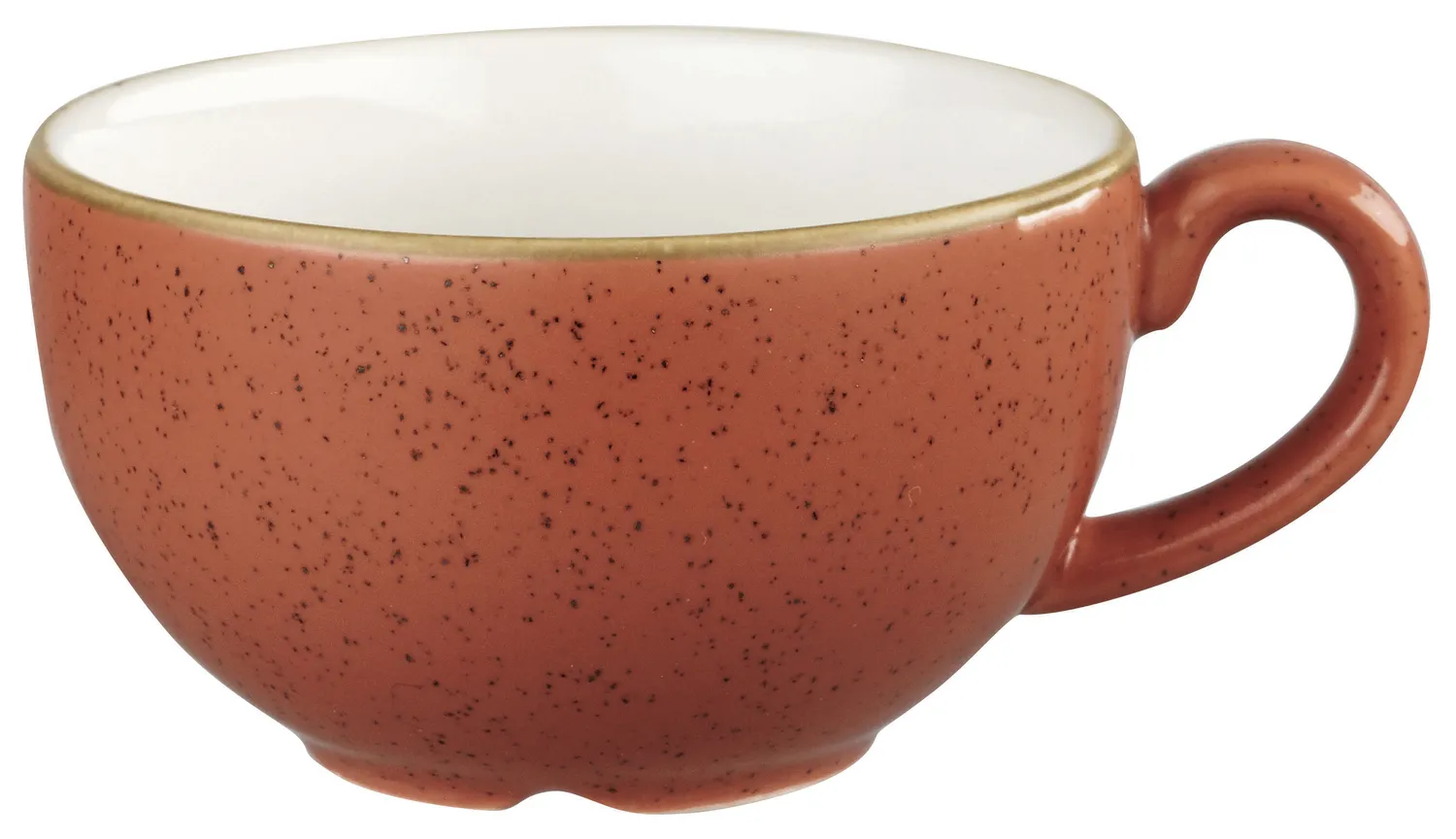 Taza de capuchino Stonecast Orange