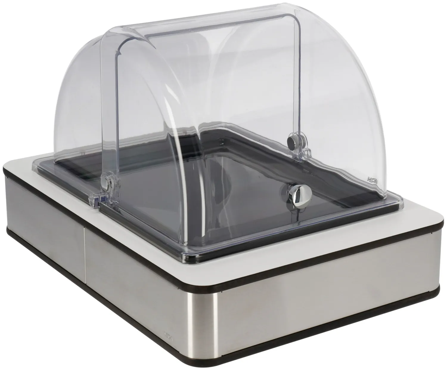 Vitrina refrigerada Fundale blanco melamina negro 1/2