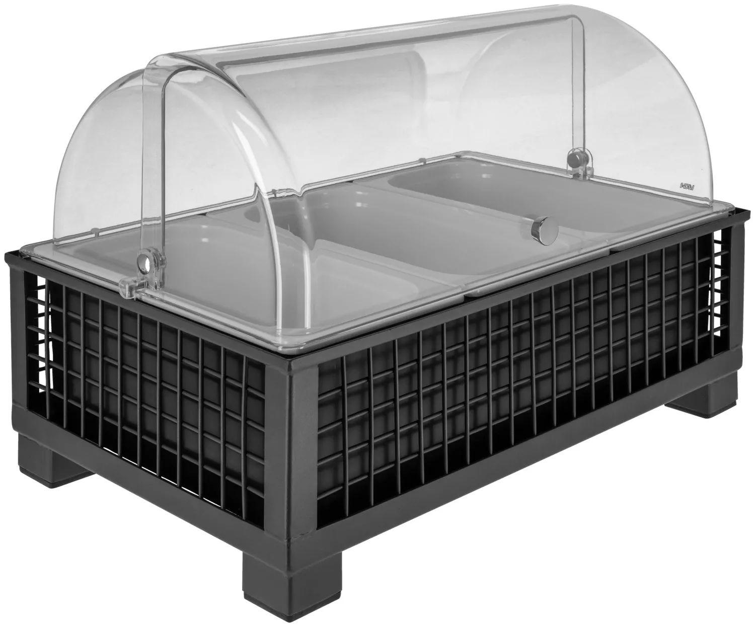 Vitrina refrigerada Portland 10 cm melamina blanco 3 x 1/3