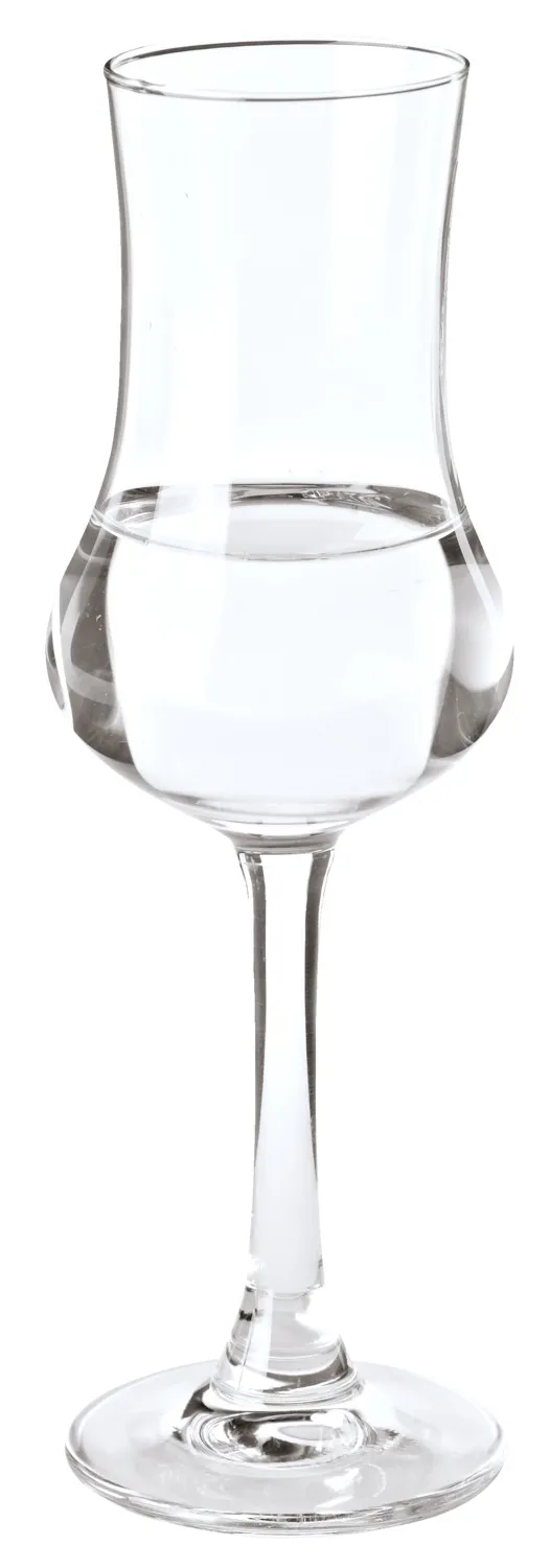 Vaso para grappa Caldera con marca relleno