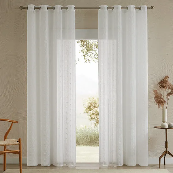 Visillo 140x265cm MODELO ELBA (impronta) INCLUYE SOLO UNA HOJA