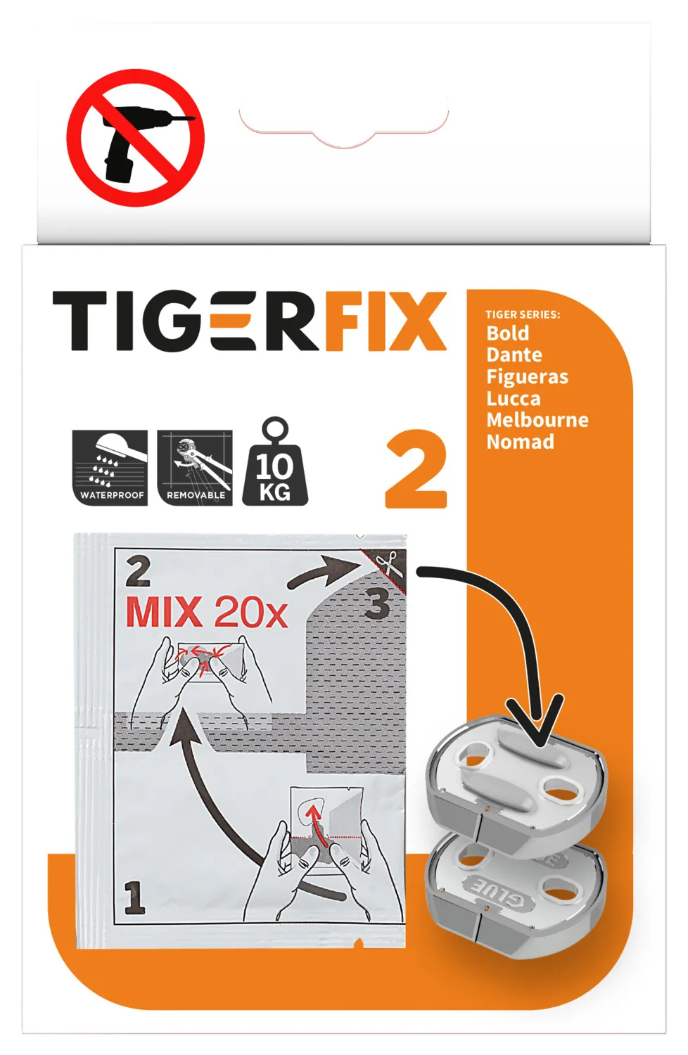 Sistema adhesivo TigerFix tipo 2