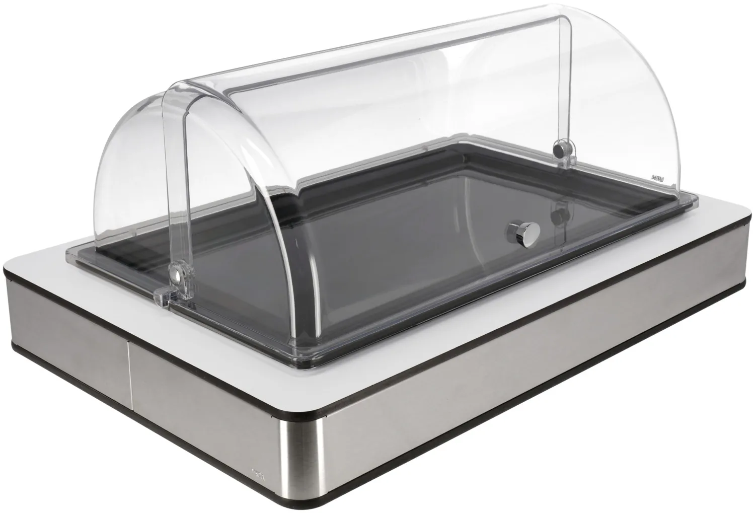 Vitrina refrigerada Fundale blanco melamina negro 1/1