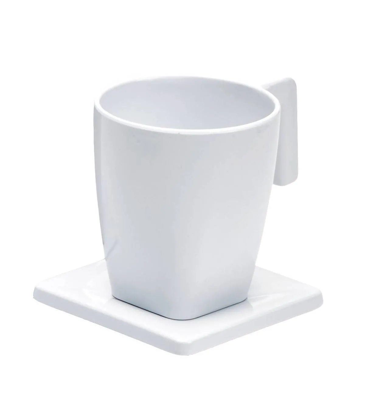 Taza y Plato Maestro 200 ml blanco