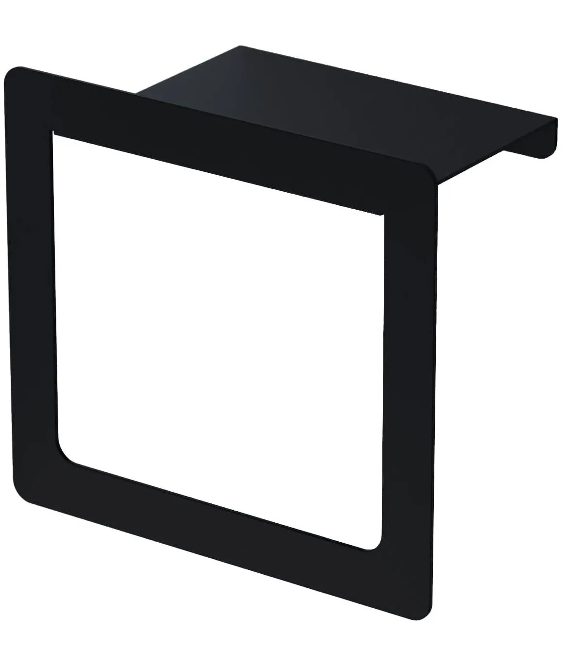 Toallero 22cm con repisa Design Negro