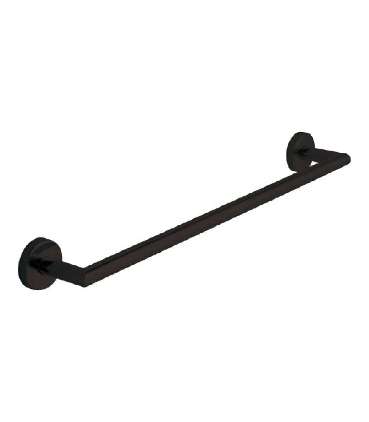 Toallero de barra negro mate 60 cm JVD